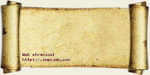 Jeremija Dedinac vizit kartica